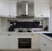 现代美式风格130平米四居厨房装修图片