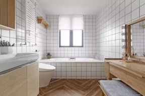 欧式风格家庭卫生间浴缸设计效果图片