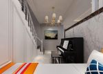 200平米简欧风格跃层钢琴房吊灯装修效果图