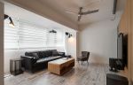 98平米小户型家庭客厅真皮沙发装修图赏析