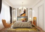 现代风格140平方米三室卧室吊灯设计图