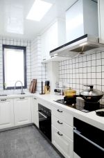 88平米北欧风格家庭住宅厨房背景墙设计图片