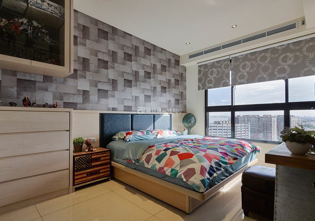 143平方家装卧室卷帘设计效果图片