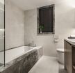 143平方家装卫生间砖砌浴缸设计效果图