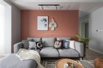 90平米北欧风格小户型客厅沙发墙设计图片