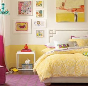 2022暖色系女生卧室装修图片-每日推荐