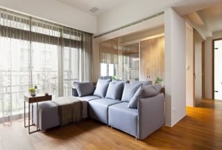113平方米小户型客厅转角沙发装修欣赏
