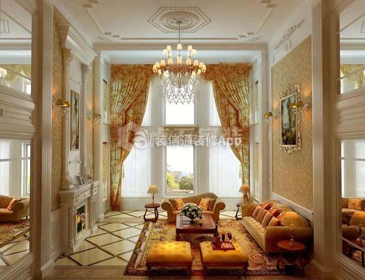 欧式别墅客厅装修效果图片大全 2020欧式别墅客厅装饰效果图 