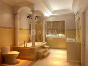420平米欧式风格自建别墅浴室装修效果图