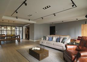 混搭风格140平米平层客厅沙发设计图片