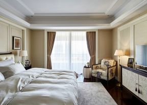 紫金城135㎡现代简约复式卧室装修效果图