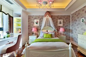 欧式女生房间装修效果图 2020欧式女生卧室家具图片 2020欧式女生卧室设计图片