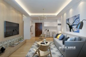 2023现代北欧风格三居室新房客厅沙发设计效果图