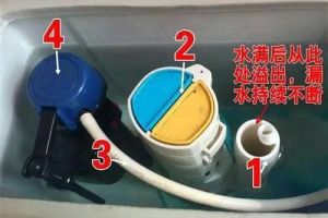 马桶漏水维修方法