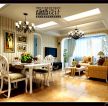 紫景雅苑地中海92平三居室餐厅装修案例