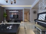 现代风格135平方米四居客厅钢琴摆放效果图