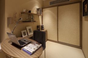 123平米四室两厅小书房办公书桌装修装饰图片