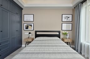 101平米现代轻奢三居室卧室衣柜设计图片