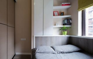 123平米四室两厅小卧室床头简单装修
