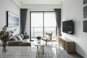 最简单客厅电视背景墙 2020简单客厅装修设计 
