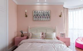 粉色卧室装修图片 粉色卧室设计图
