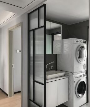 89平米现代风格洗衣房装修设计效果图