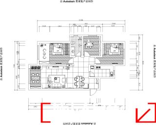 113平方米三居室房屋平面户型图