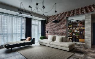 简约风格151平米住宅客厅沙发装饰图片