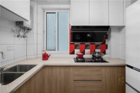 金色港湾114㎡三居室北欧风格厨房装修效果图