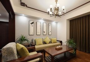 中式小客厅装修效果图  新中式小客厅 2020中式小客厅效果图