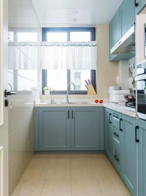 73平新房室内厨房橱柜装修效果图