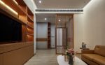 182平米日式风格房子客厅电视墙柜装修赏析