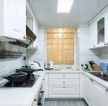 简美式样板间厨房白色装修图片一览