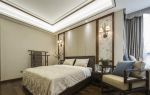 中式风格商品房卧室床头壁灯设计装修图