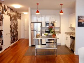 厨房简单装修设计 2020厨房简单设置小吧台装修图片 