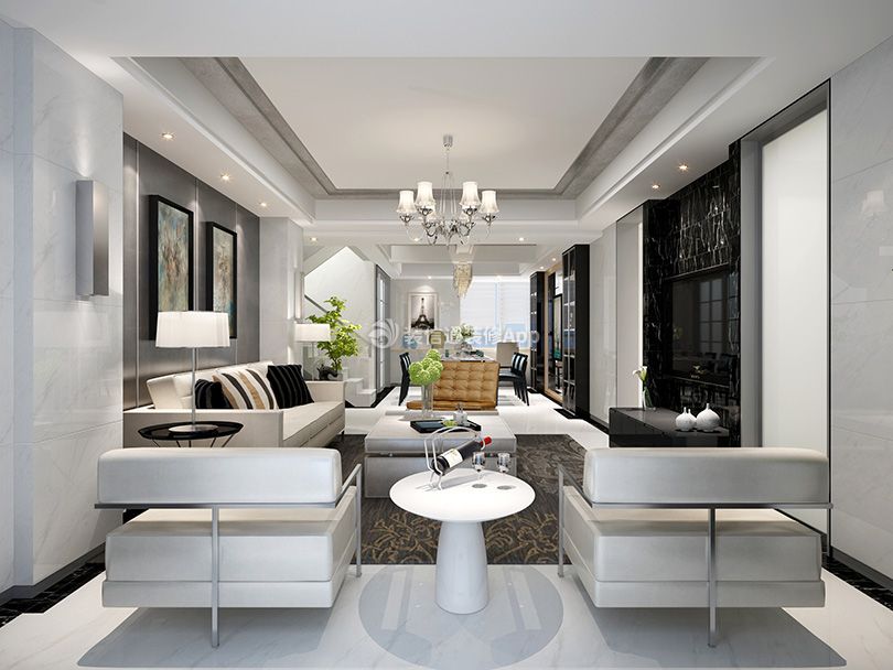 现代风格客厅沙发 现代风格客厅家具效果图