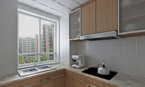 朗诗里程95㎡三居室现代风格厨房装修效果图
