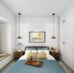 现代风格房屋卧室床头吊灯设计装修图2023