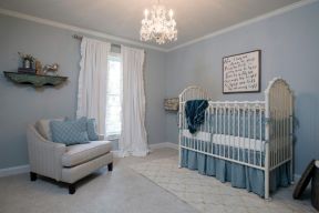 2023国外家庭婴儿房间温馨布置效果图片