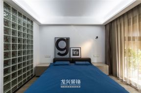翰林兰庭现代130平平层卧室装修案例