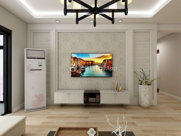 简欧风格电视墙装修效果图 2020简欧风格电视墙装修