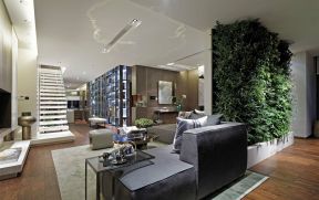 现代风格253平米跃层客厅软装搭配设计图片