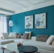 家用客厅白色沙发装潢装修图片2023