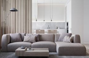 现代简约风格客厅装修图片效果图 2020简约风格客厅沙发效果图