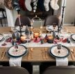 2023国外别墅家庭餐厅圣诞装饰品图片
