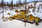 2023美式风格农村独栋雪中小别墅外观设计图片