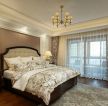 美式风格住宅卧室纱帘装修设计图一览