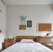 北欧简约家装卧室床头挂画设计效果图片