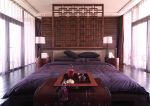 东南亚风格卧室室内床头隔断装修设计图