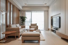 日式风格家庭新房客厅装修布置图片